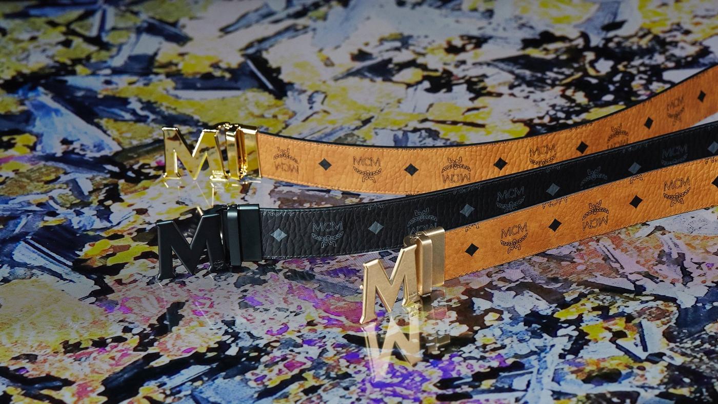 The "M" Belt One Size Fits All MCM Edit