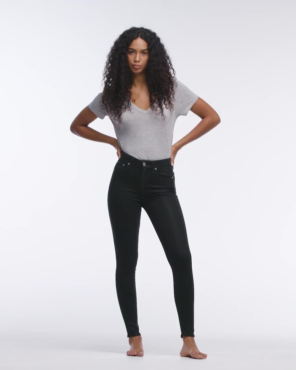 rag and bone nina high rise skinny black