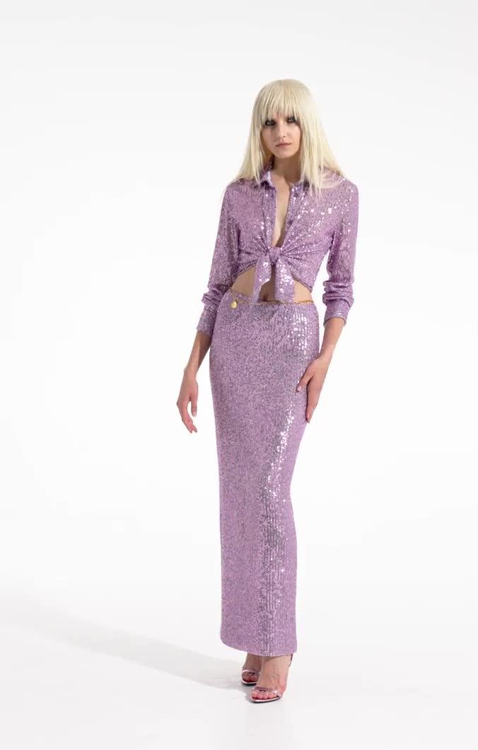 ALL OVER SEQUINS SKIRT video thumbnail