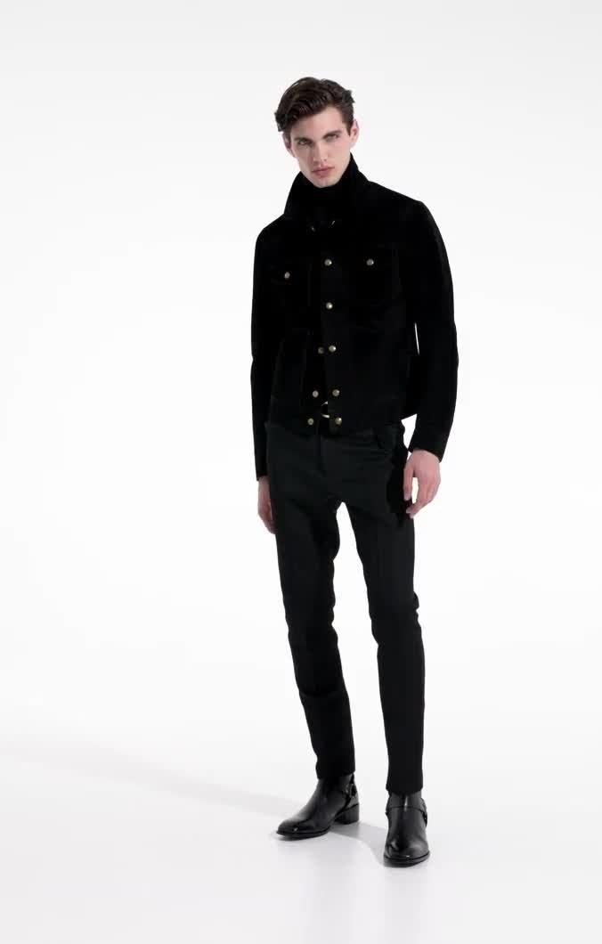 CASHMERE SUEDE WESTERN JACKET video thumbnail