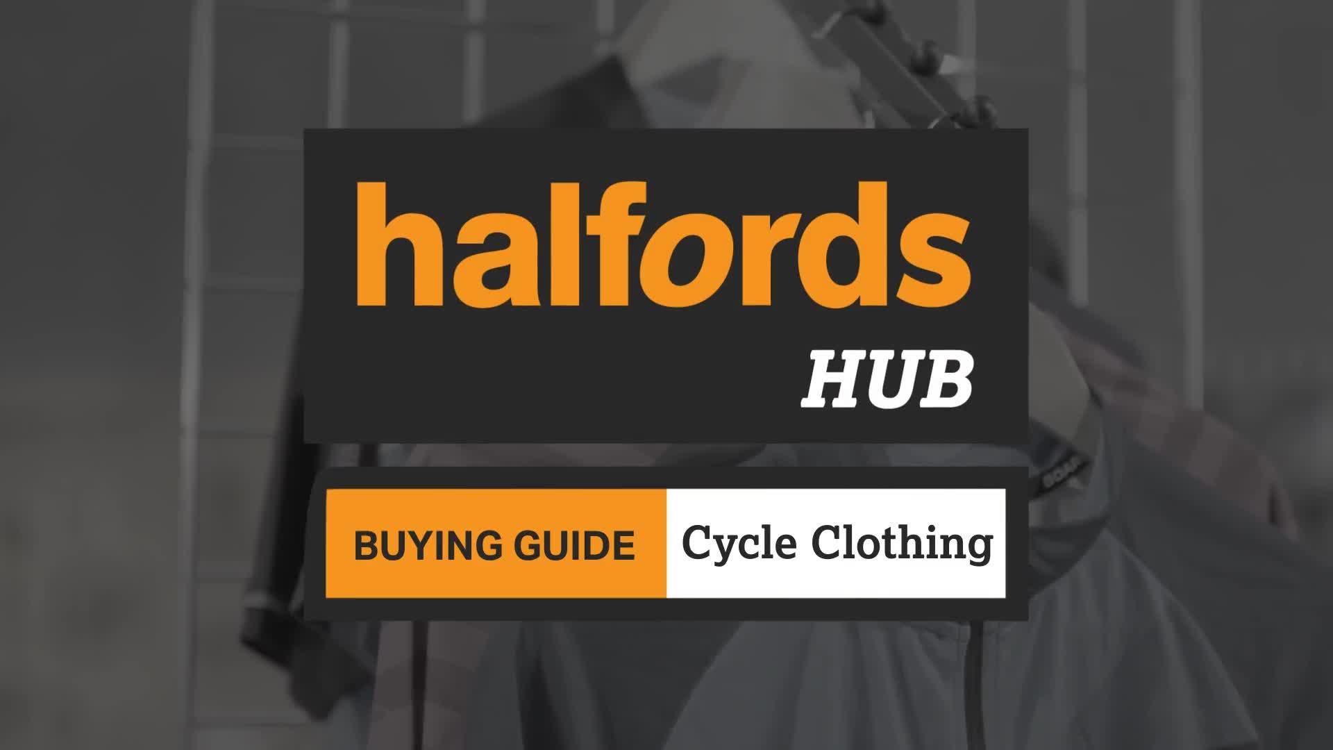 halfords bike clothing