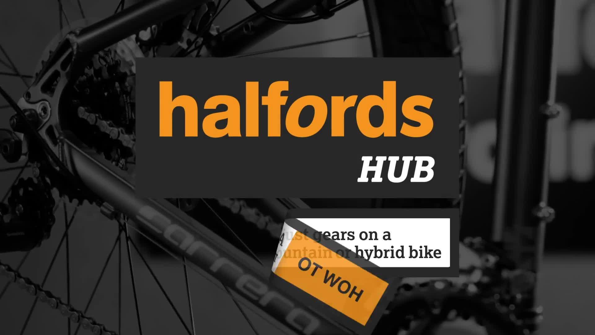 Halfords store bike gear