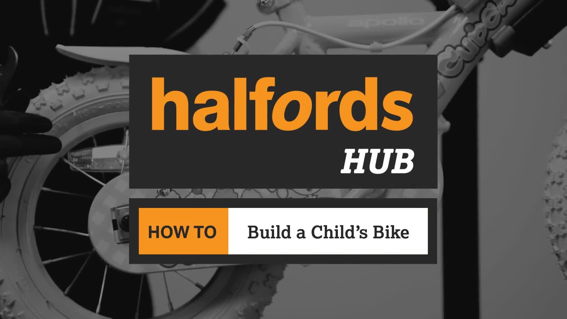 halfords bike build