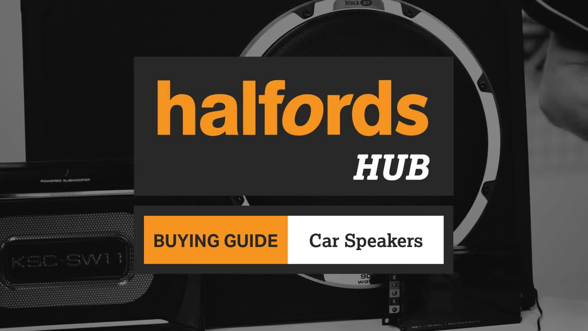 Halfords door sale speakers