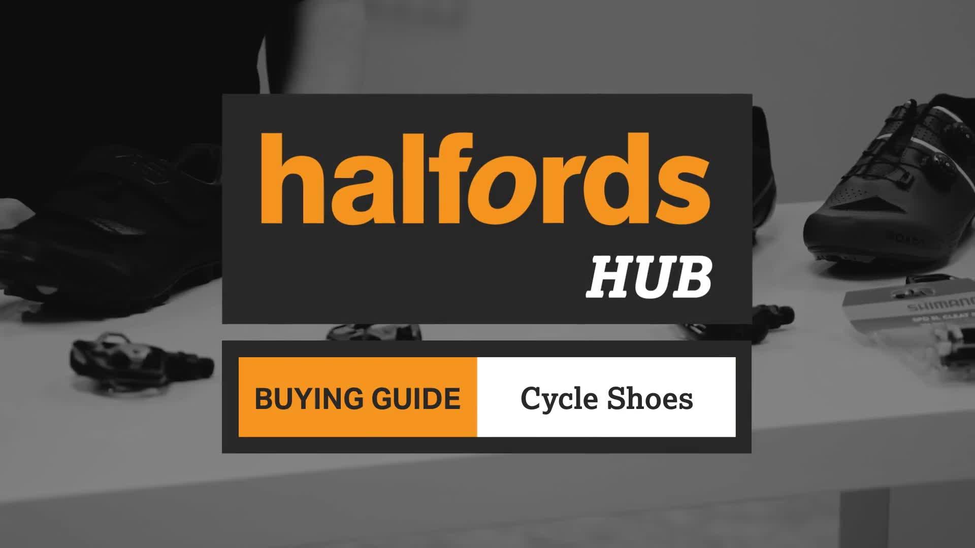 halfords bike shoes