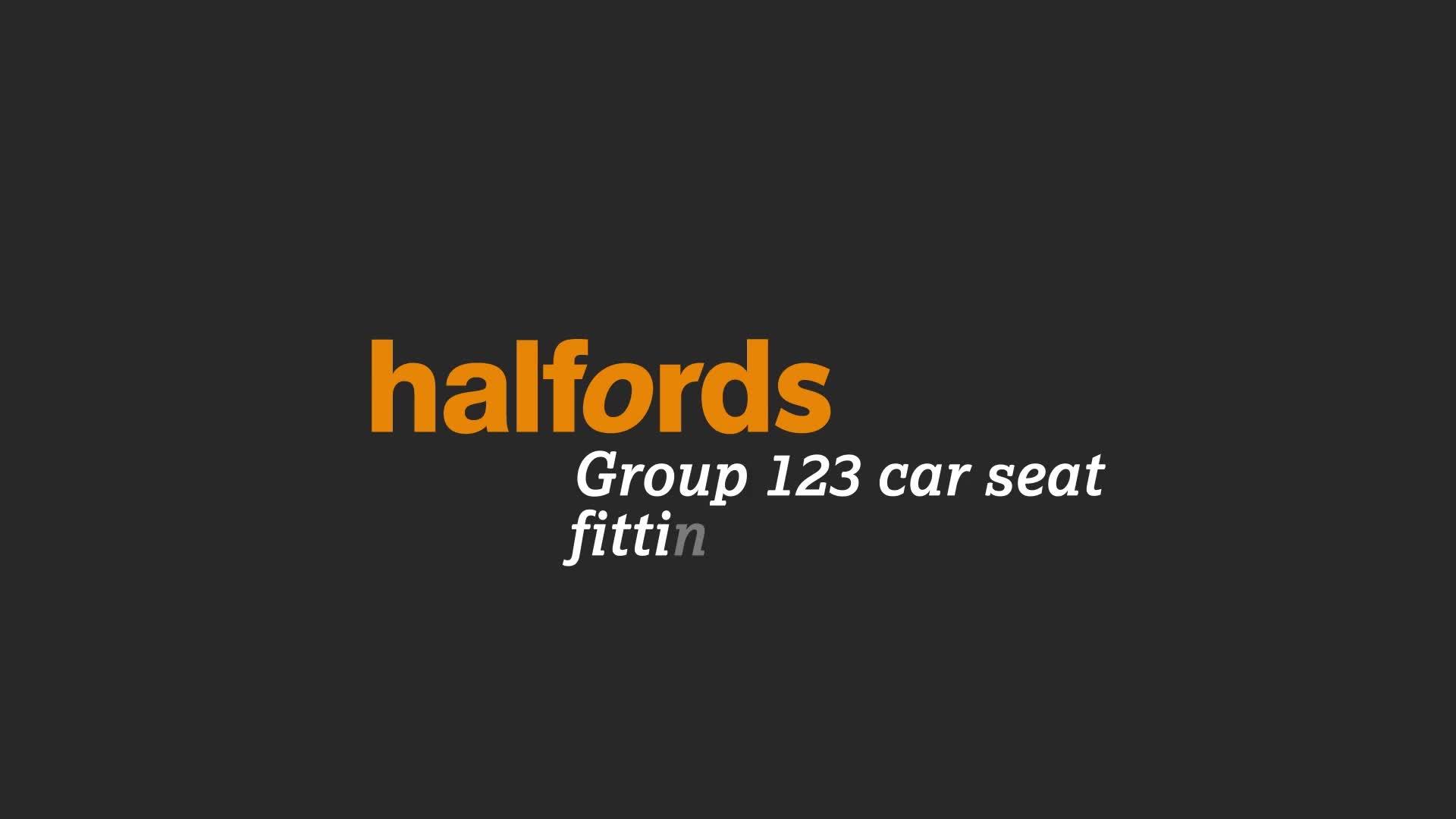 halfords car seat 123