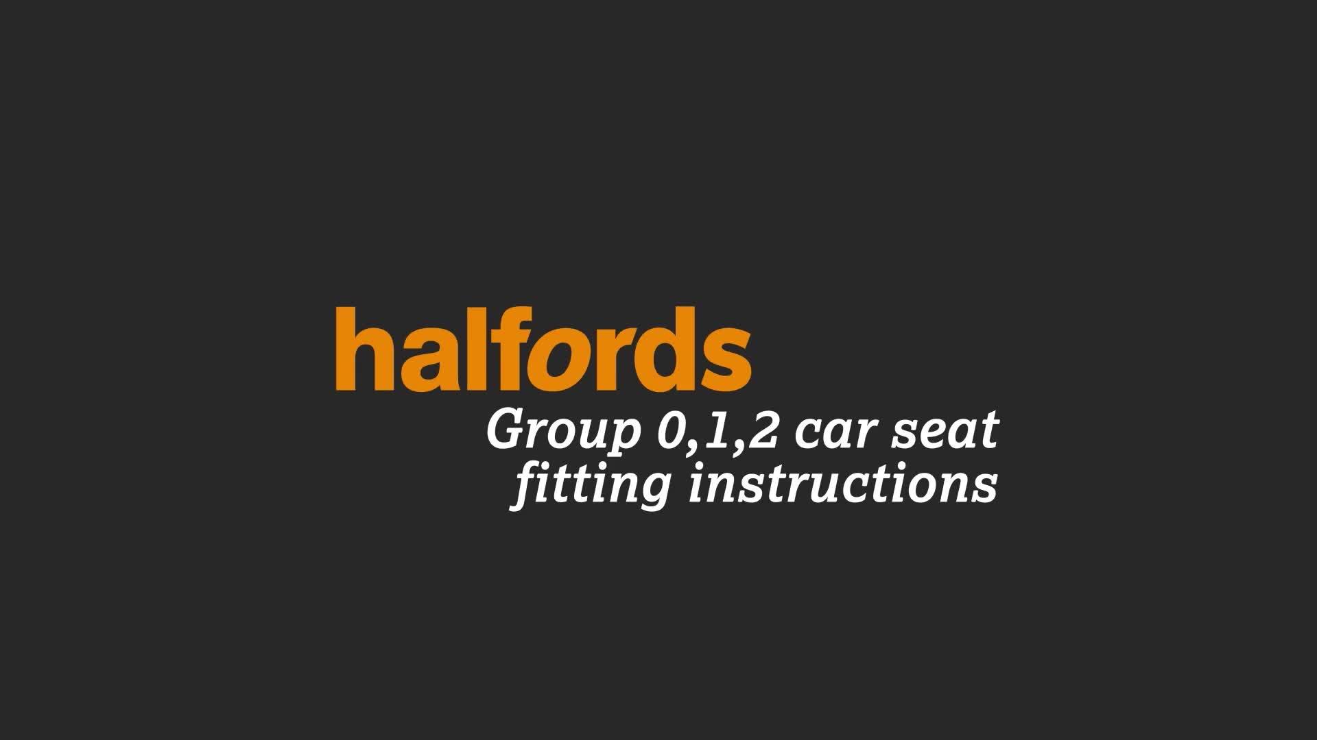 Halfords car seat fitting service best sale