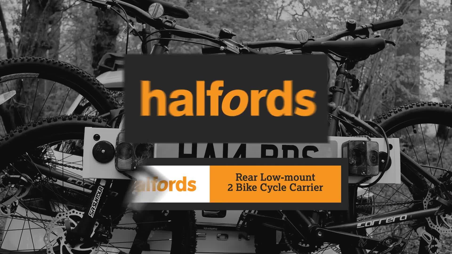 halfords rear low mount cycle carrier