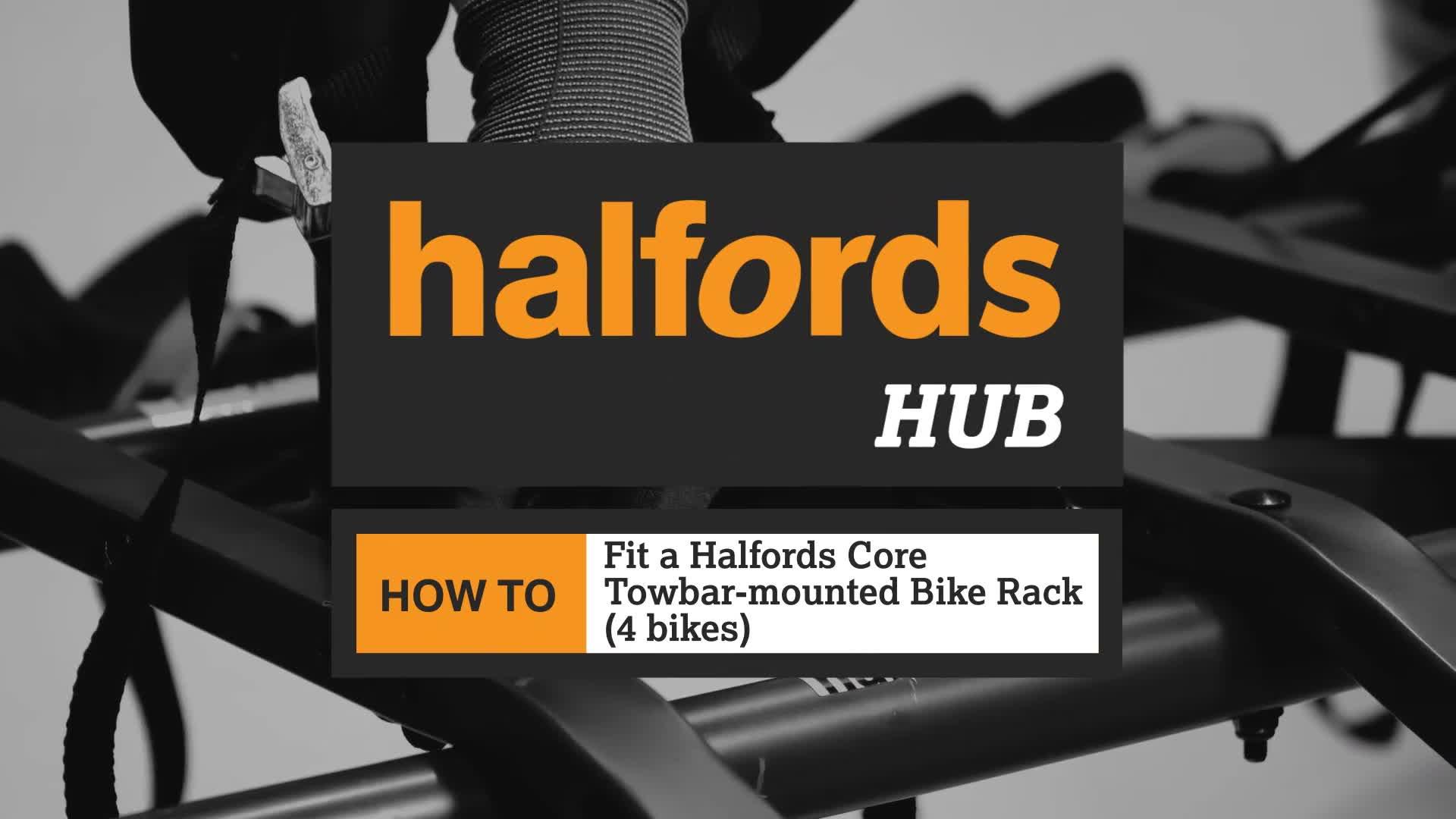 halfords bike carrier towbar